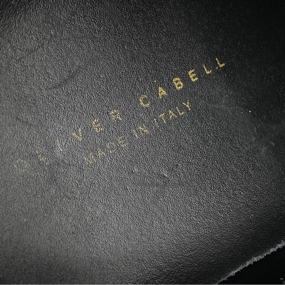 Oliver Cabell Men's Low 1 Ghost Black / Red Size 43 (US 10) Distressed - Picture 16 of 16